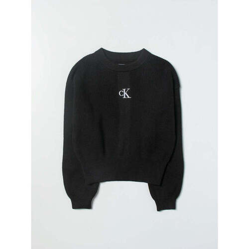 Vêtements Enfant Sweats Calvin Klein Jeans  Noir