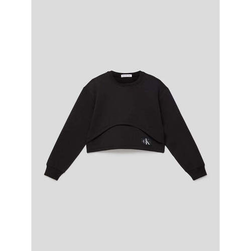 Vêtements Enfant Sweats Calvin Klein Jeans  Noir