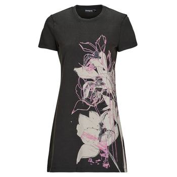 Vêtements Femme Robes courtes Desigual CAMIFLO Noir / Rose