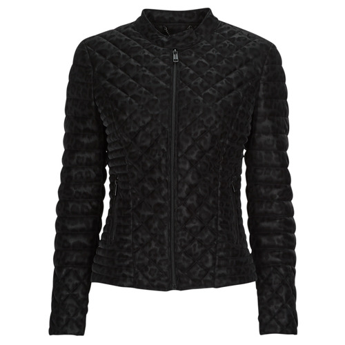 Vêtements Femme Doudounes Guess NEW VONA JACKET Noir