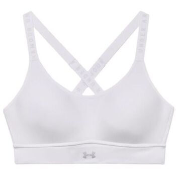 Vêtements Femme Débardeurs / T-shirts sans manche Under Armour Top Infinity Mid Covered Sports Femme White/Halo Gray Blanc