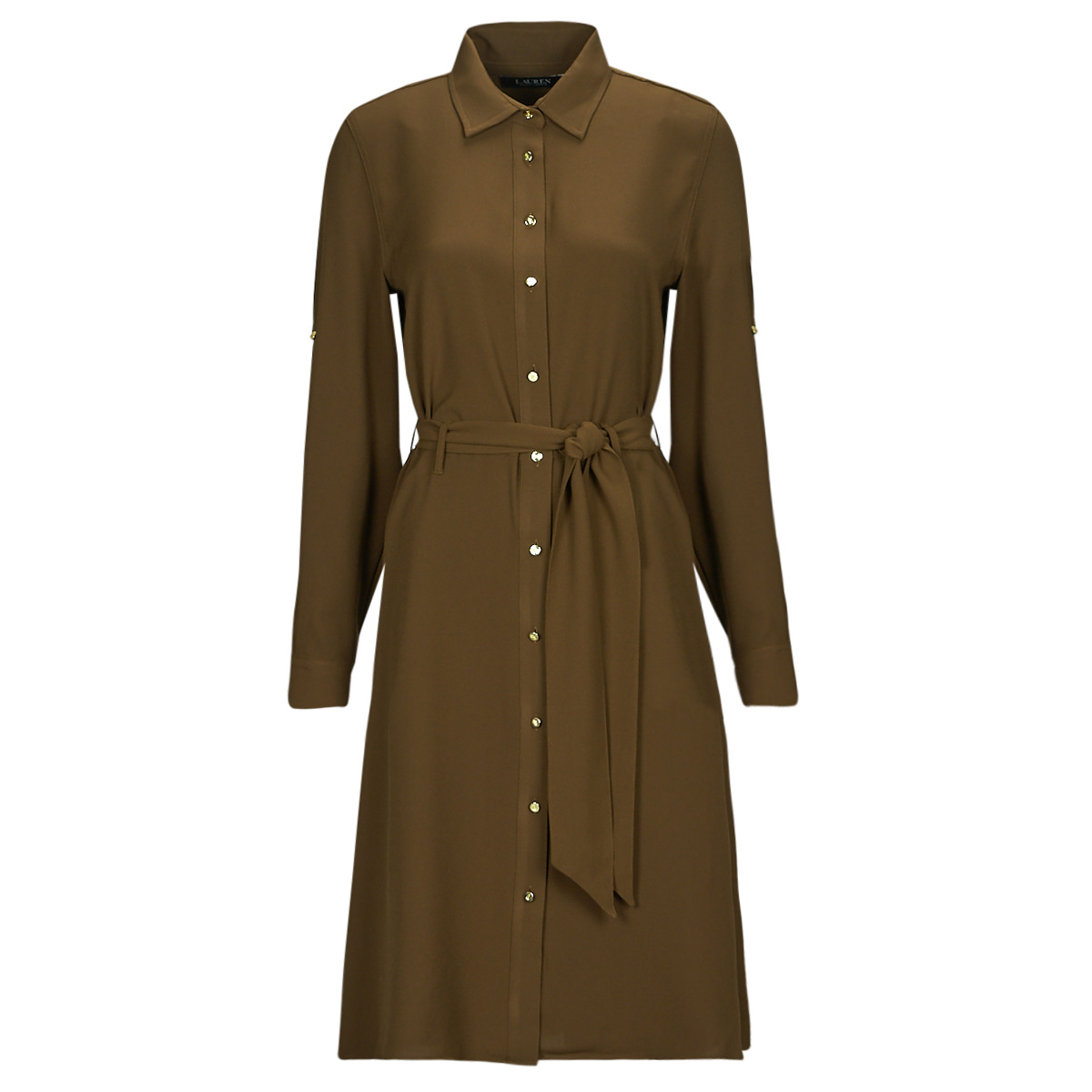 Vêtements Femme Robes longues Lauren Ralph Lauren KARALYNN Marron