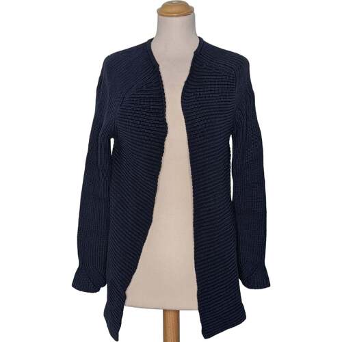 Vêtements Femme Gilets / Cardigans Calvin Klein Jeans gilet femme  34 - T0 - XS Bleu Bleu