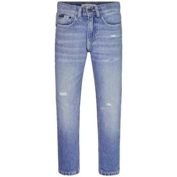 Vêtements Garçon Jeans Calvin Klein Jeans IB0IB01550 DAD FIT-1A4 WASHED FRESH BLUE Bleu