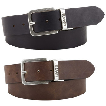 Accessoires textile Ceintures Levi's CEINTURE REVERSIBLE BELT - BROWN - 115 Multicolore