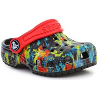 Chaussures Enfant Derbies & Richelieu Crocs Classic Tie Dye Graphic Kids Clog T Rouge, Noir