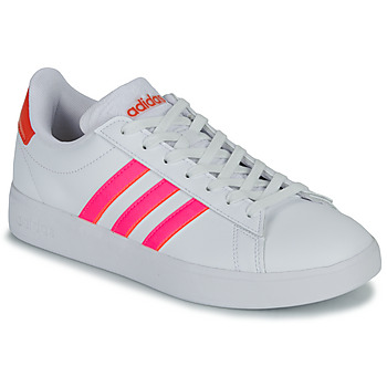 Chaussures Femme Baskets basses Adidas Sportswear GRAND COURT 2.0 Blanc / Rose