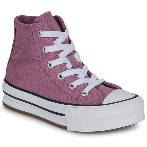 Chaussures Fille Baskets montantes Converse CHUCK TAYLOR ALL STAR EVA LIFT PLATFORM FELINE FLORALS Violet