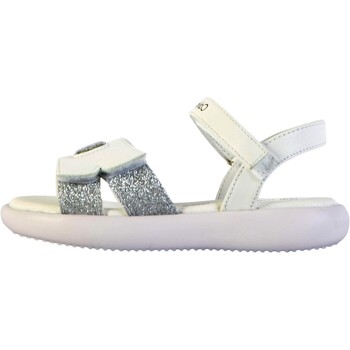 Chaussures Fille Sandales et Nu-pieds Calvin Klein Jeans Sandales à Scratch  Jeans Velcro V3A2-8050 Blanc