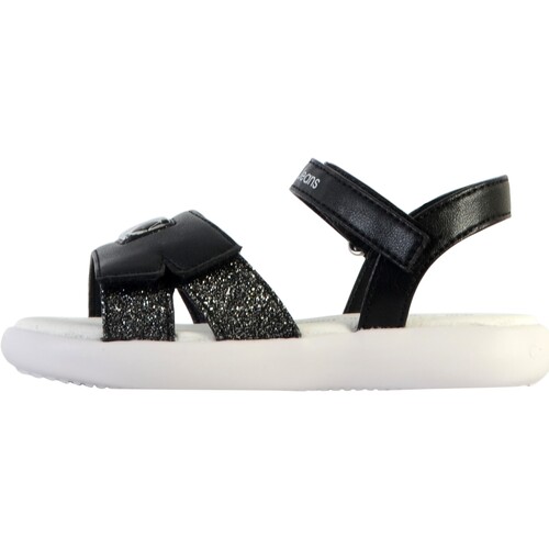 Chaussures Fille Sandales et Nu-pieds Calvin Klein Jeans Sandales à Scratch  Jeans Velcro V3A2-8050 Noir