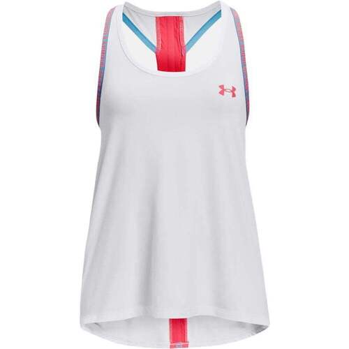 Vêtements Enfant Polos manches courtes Under Armour UA Knockout Tank Blanc