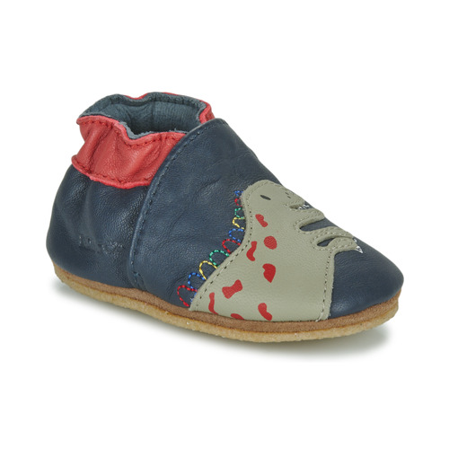 Chaussures Garçon Chaussons bébés Robeez CRETACE STAR Marine