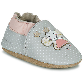 Chaussures Fille Chaussons bébés Robeez FANCY GIRL Gris