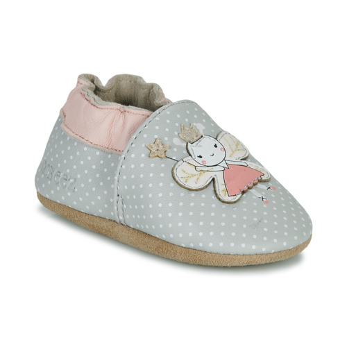 Chaussures Fille Chaussons bébés Robeez FANCY GIRL Gris