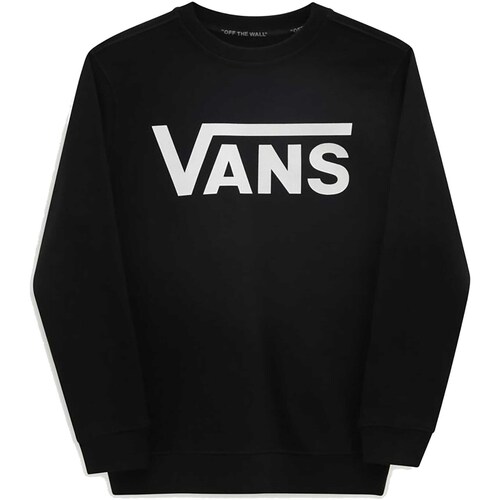 Vêtements Garçon Polaires Vans Felpa  Classic Crew Boys Nero Noir