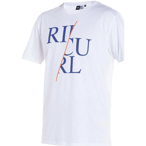 Vêtements Homme Polos manches courtes Rip Curl SLICED SS TEE Blanc