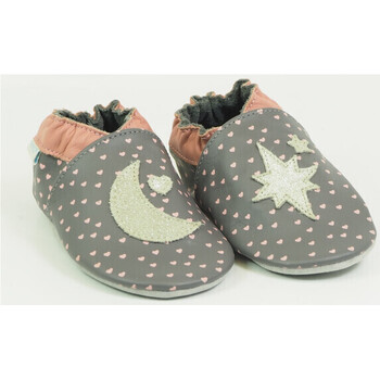 Chaussures Fille Chaussons Robeez fairy chaussons cuir élastique enfant Gris