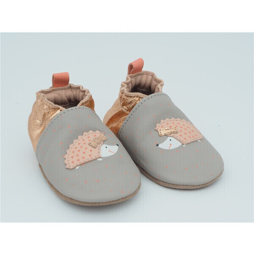 Chaussures Fille Chaussons Robeez hedgehog chaussons elastiqués Gris