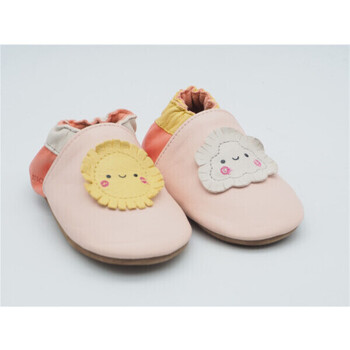 Chaussures Fille Chaussons Robeez weather mood chausson élastiqué Rose