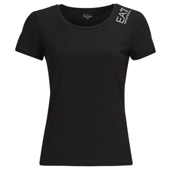 Vêtements Femme T-shirts manches courtes Emporio Armani EA7 8NTT50-TJDZZ-0200 Noir