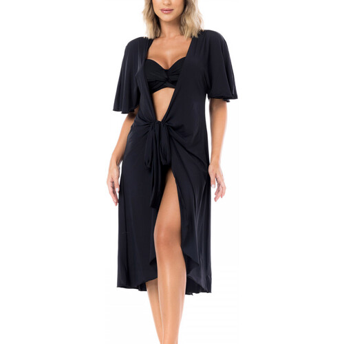 Vêtements Femme Robes longues La Playa Melanina Preto Noir