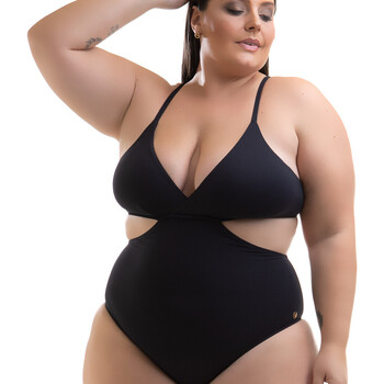 Vêtements Femme Maillots de bain 1 pièce Acquarosa Brilho Natural Aquarosa Preto Noir