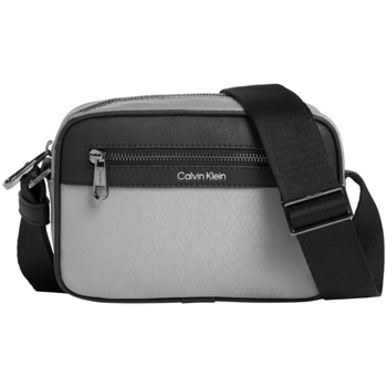 Sacs Homme Pochettes / Sacoches Calvin Klein Jeans Sacoche homme  Ref 60400 Grise 21*14*5cm Gris