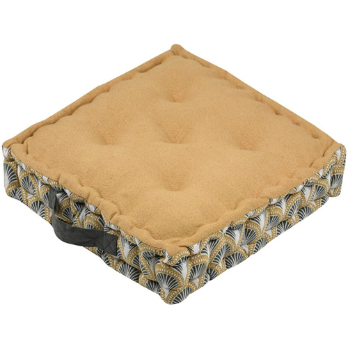 Maison & Déco Coussins Stof Collection Bako - Coussin Pouf de sol Jaune