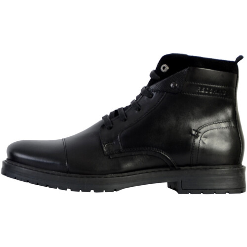 Chaussures Homme Boots Redskins Bottine Cuir Notif Noir