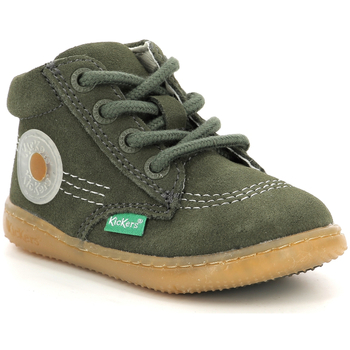 Chaussures Enfant Boots Kickers Kickbubbly Vert