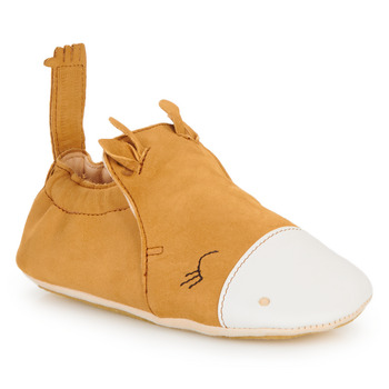 Chaussures Garçon Chaussons Easy Peasy MY BLUBLU GIRAFE Marron