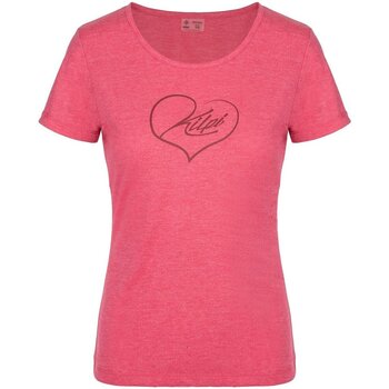 Vêtements T-shirts manches courtes Kilpi T-shirt randonnée femme  GAROVE-W Rose