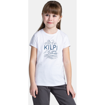 Vêtements T-shirts manches courtes Kilpi T-shirt en coton pour fille  MALGA-JG Blanc