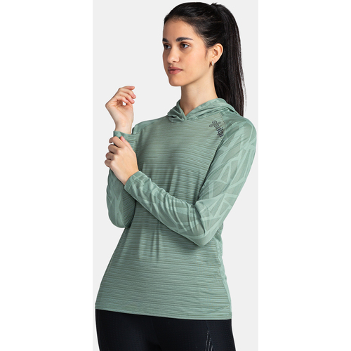 Vêtements T-shirts manches longues Kilpi Sweat de course pour femme  AILEEN-W Vert