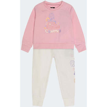 Vêtements Enfant Ensembles de survêtement Converse  Rose