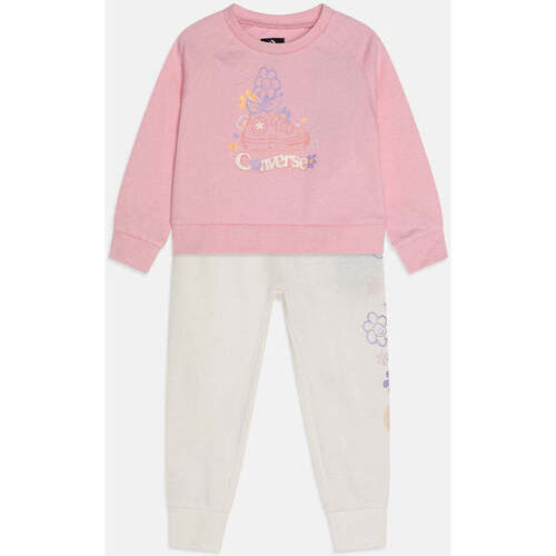 Vêtements Enfant Ensembles de survêtement Converse  Rose