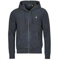 Vêtements Homme Sweats Polo Ralph Lauren SWEATSHIRT ZIPPE EN MOLETON Noir