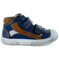 Chaussures Garçon Baskets montantes Stones and Bones RENTO CALF CRS NAVY BRANDY Marine