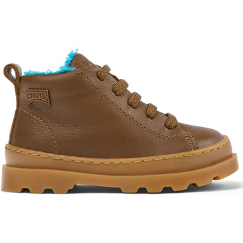 Chaussures Enfant Baskets mode Camper Bottines Brutus cuir Marron