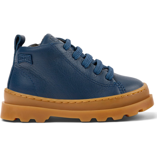 Chaussures Enfant Baskets mode Camper Bottines Brutus cuir Bleu