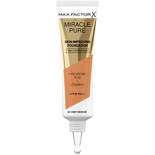 Beauté Fonds de teint & Bases Max Factor Miracle Pure Fond De Teint Améliorant La Peau Hydratation 24h S 