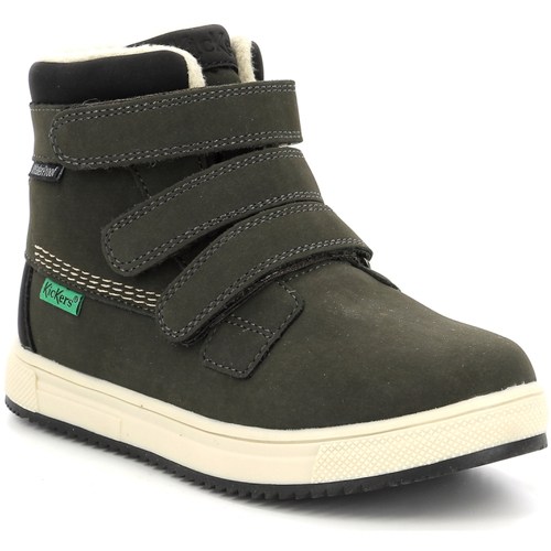 Chaussures Garçon Baskets montantes Kickers Yepokro Wpf Vert