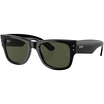 Montres & Bijoux Homme Lunettes de soleil Ray-ban Lunettes de soleil Mega Wayfarer Noir