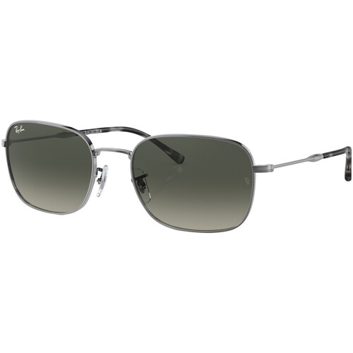 Montres & Bijoux Homme Lunettes de soleil Ray-ban Lunettes de soleil coussin RB3706 Gris