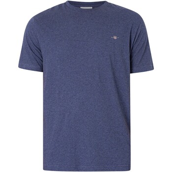 Vêtements Homme T-shirts manches courtes Gant T-shirt régulier à bouclier Bleu