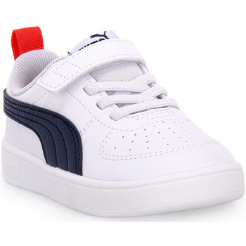 Chaussures Garçon Baskets mode Puma 09 RICKIE AC INF Blanc