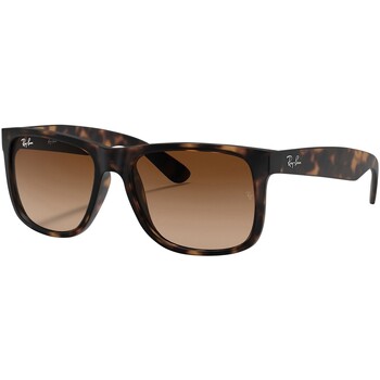 Montres & Bijoux Homme Lunettes de soleil Ray-ban Lunettes de soleil classiques Justin Marron