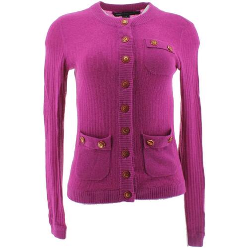 Vêtements Femme Gilets / Cardigans Marc Jacobs Cardigan en cachemire Violet