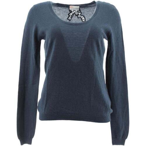 Vêtements Femme Pulls Valentino Pull-over en laine Marine