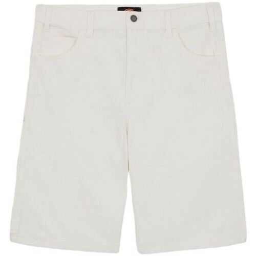 Vêtements Homme Shorts / Bermudas Dickies Shorts Duck Canvas Homme Stone Washed Cloud Blanc